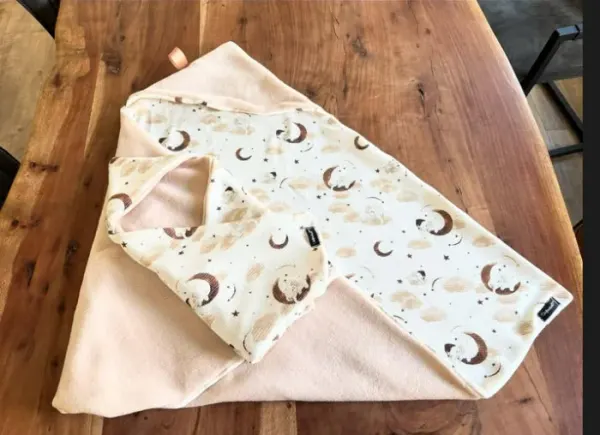 Luxe Omslagdoek 'Moon & Clouds' - Stoftastisch